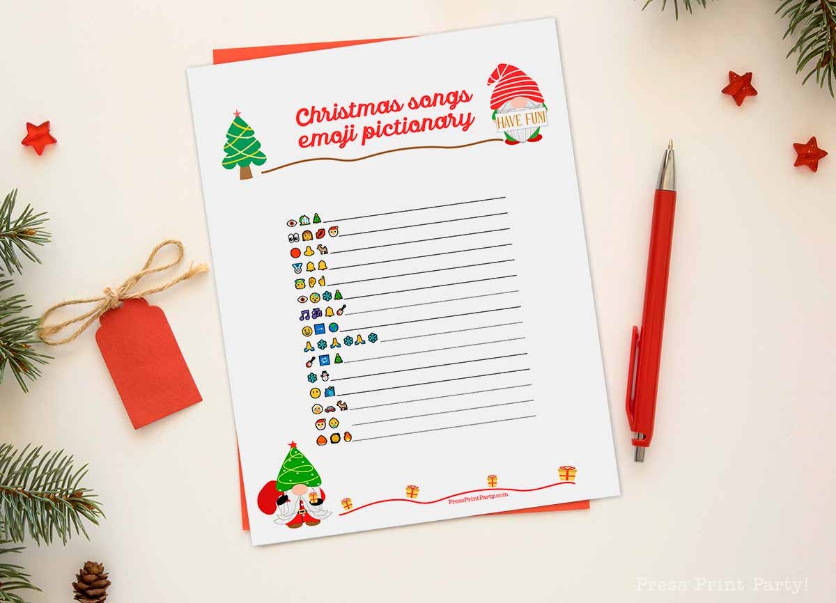Free Printable Christmas Party Games