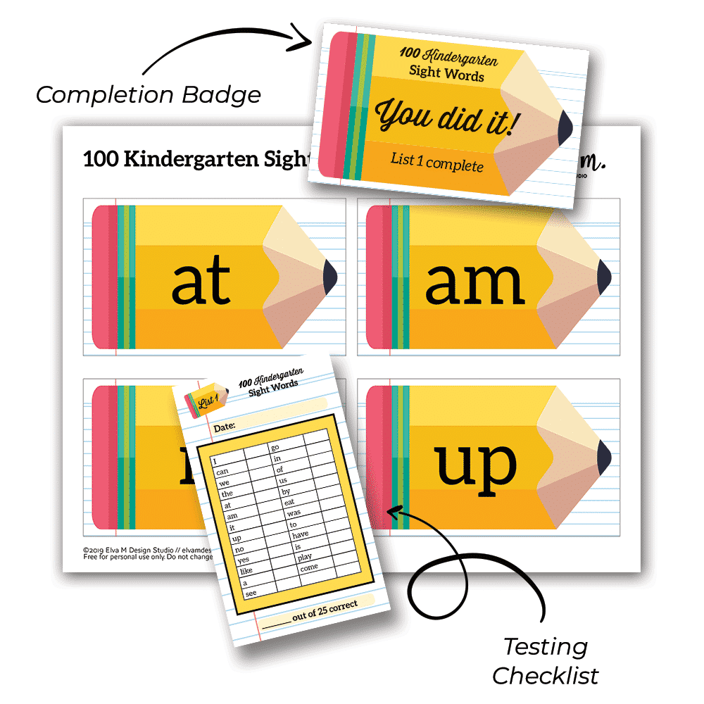 Free Printable Sight Word Flashcards