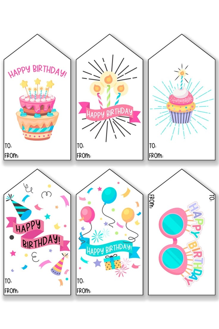 Free Printable Birthday Labels And Tags