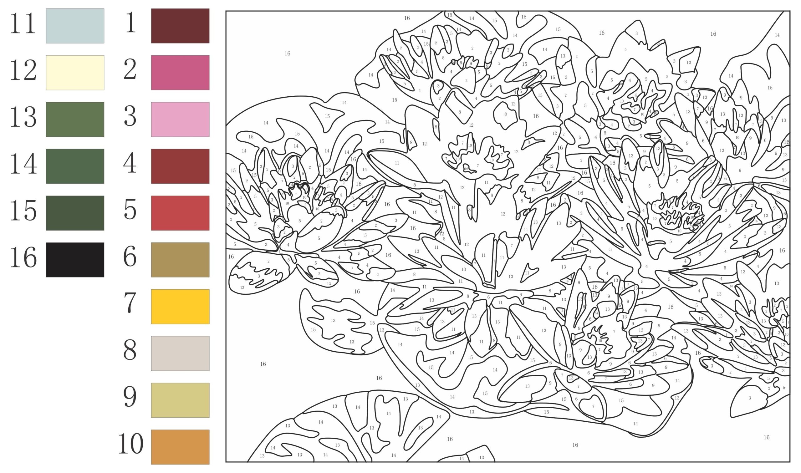 12 300 Drawing Prompts Ideas Adult Color By Number Color By Number Printable 300 Drawing Prompts