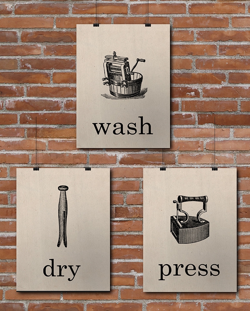 Free Printable Laundry Room Signs