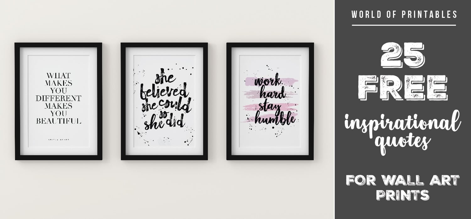 Free Printable Quotes To Frame
