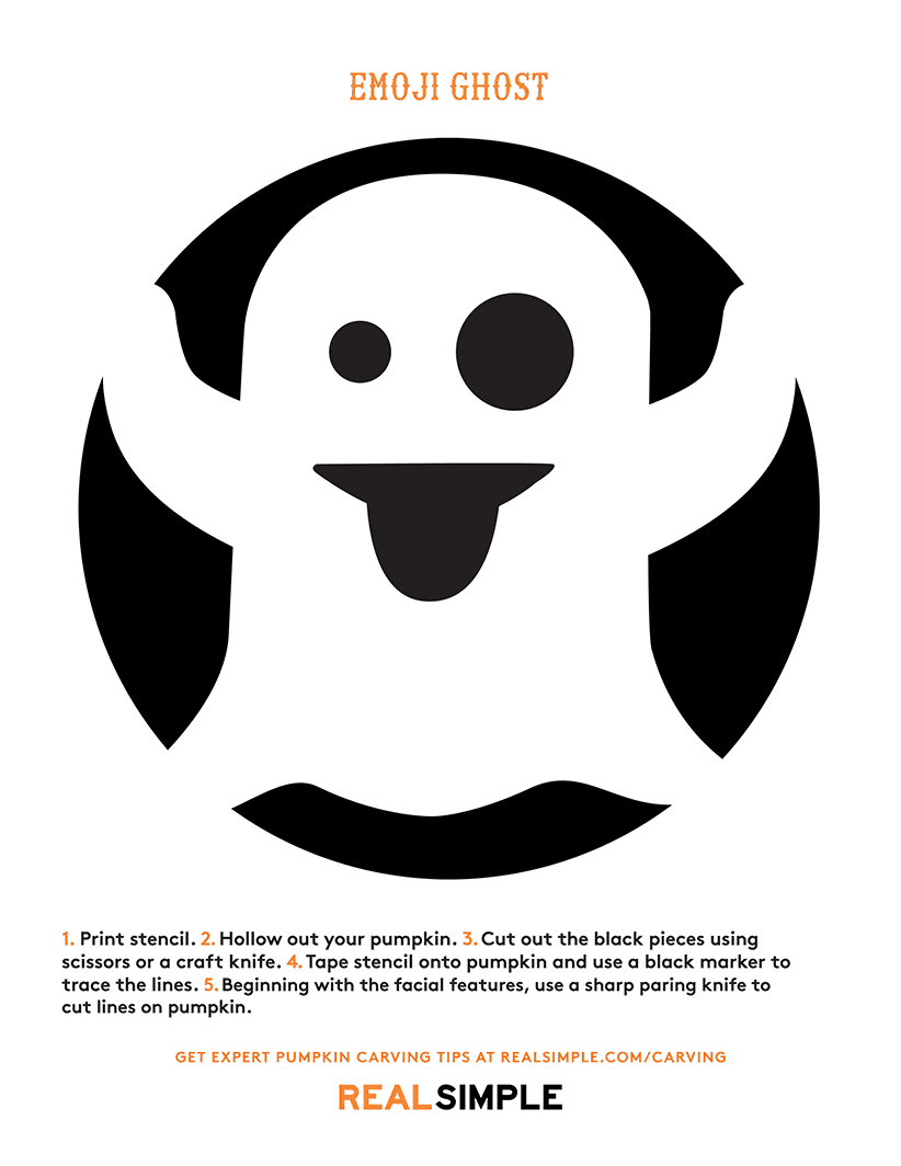 Easy Pumpkin Carving Templates Free Printable