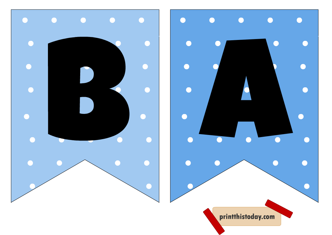 4 Free Printable Cute Baby Shower Banners