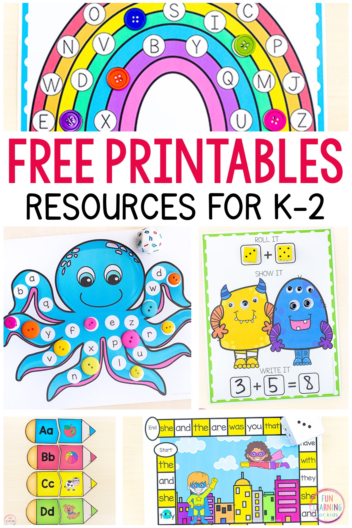 Free Printable Games For Kindergarten
