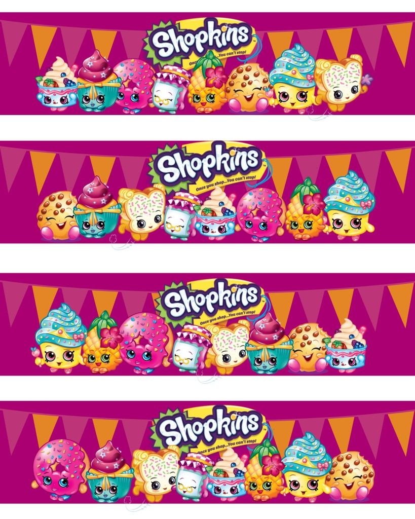 Free Printable Water Labels For Shopkins