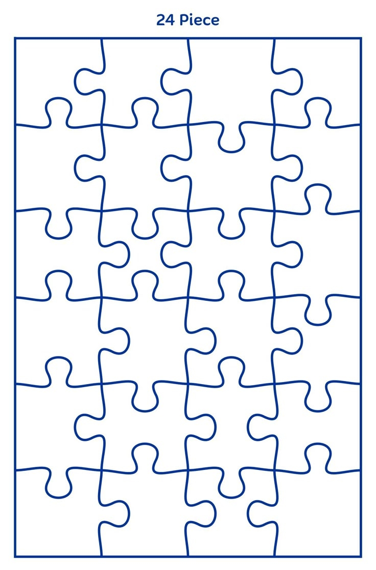 Free Printable Puzzle Pieces Template