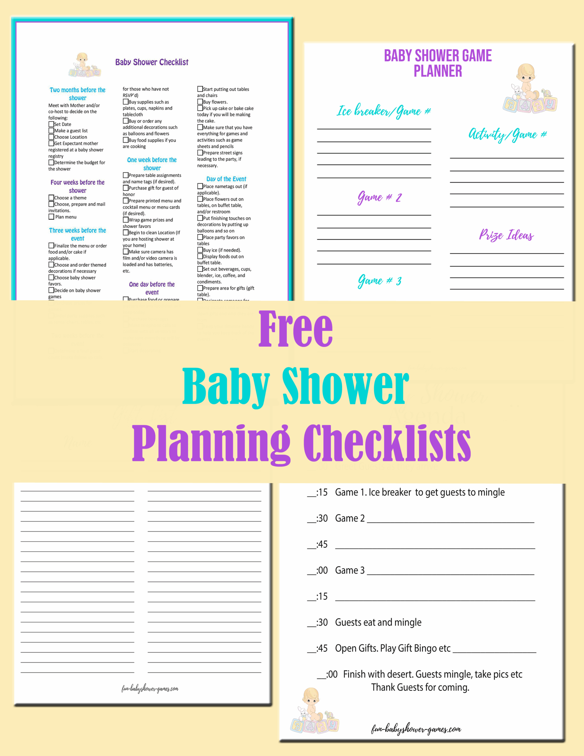 Baby Shower Checklist