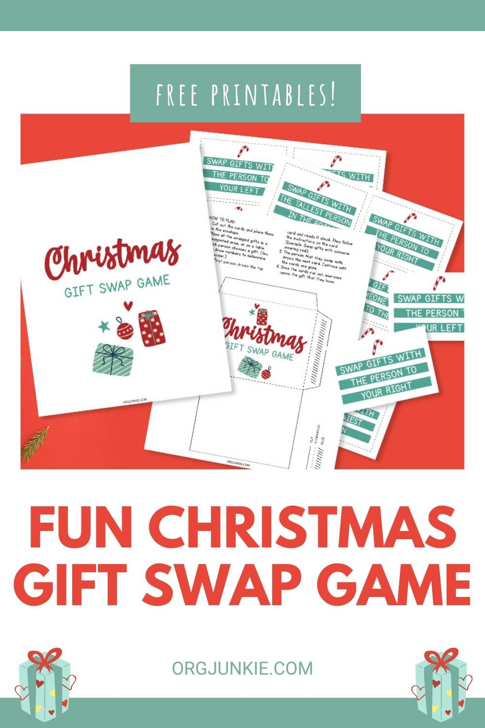 Christmas Gift Swap Game Free Printables Instructions