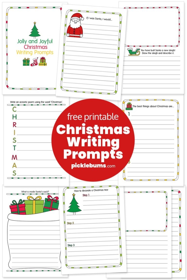 Free Printable Christmas Writing Prompts