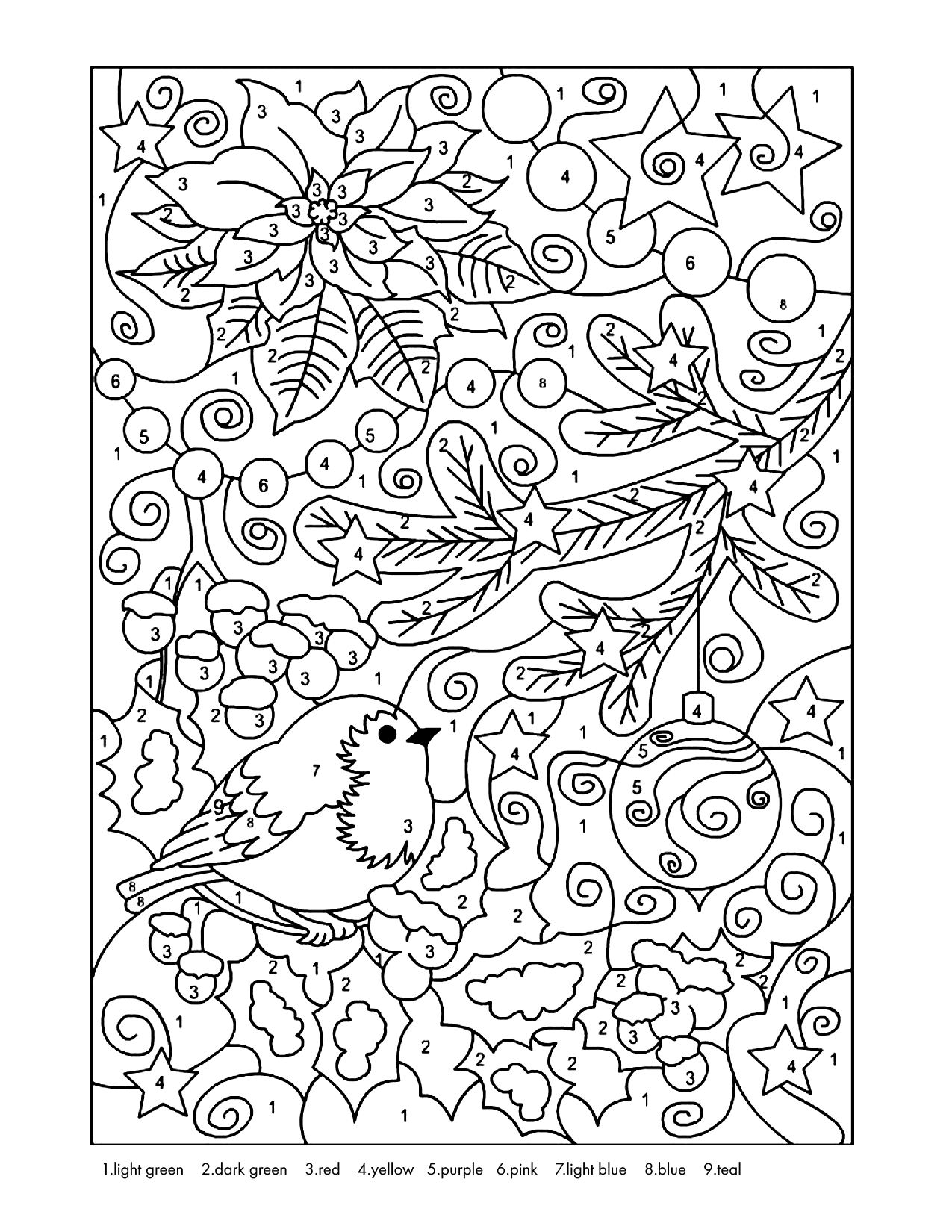 Extreme Color By Number Free Printables