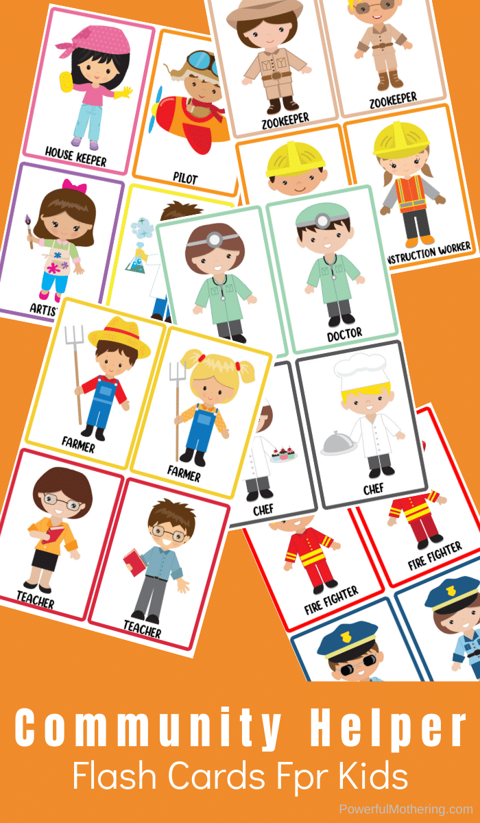 Free Printable Community Helper Flashcards