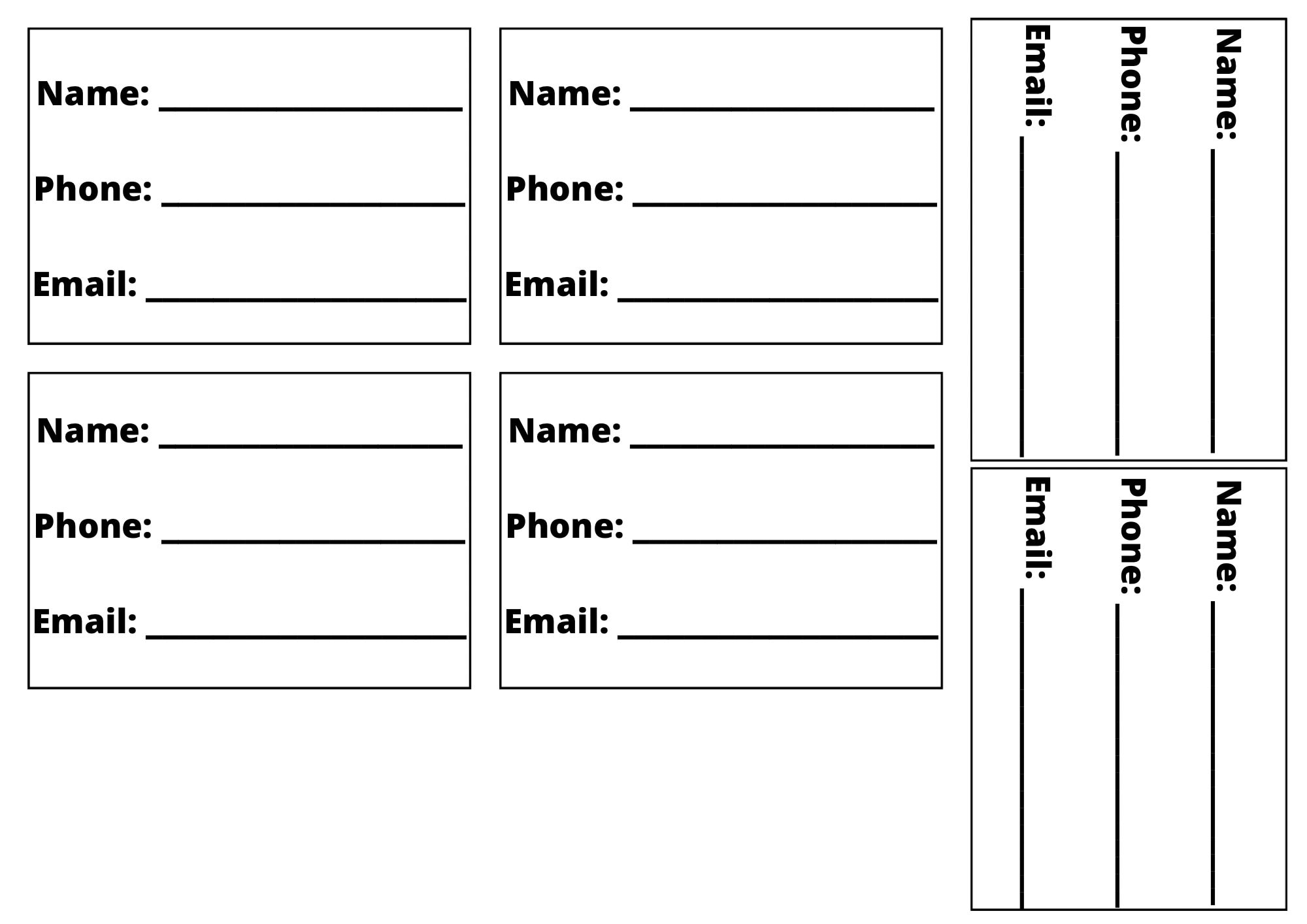 Free Printable Contest Entry Form Template