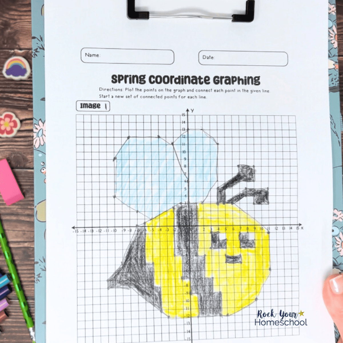 Free Printable Coordinate Graphing Pictures Worksheets