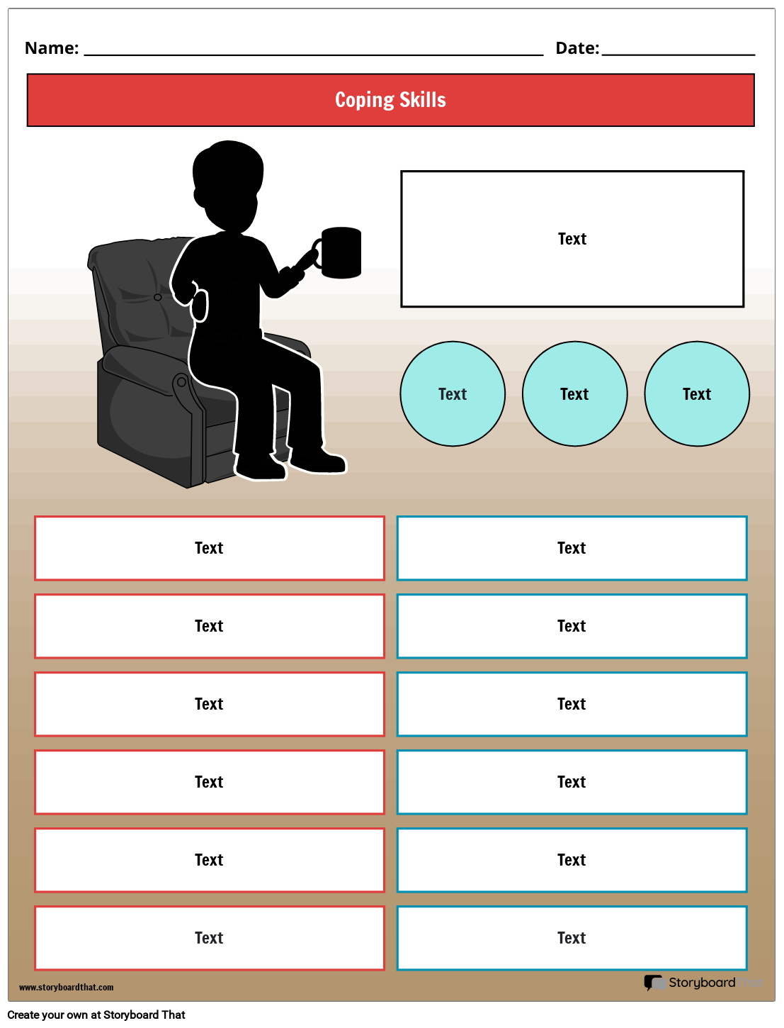 Free Printable Coping Skills Worksheets