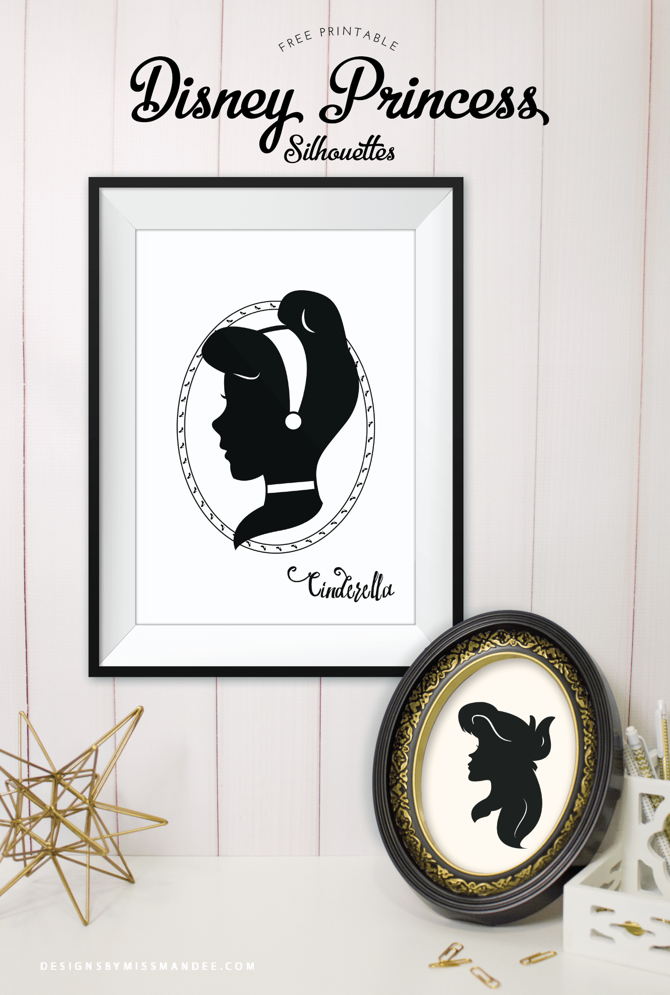 Disney Princess Silhouette Free Printables