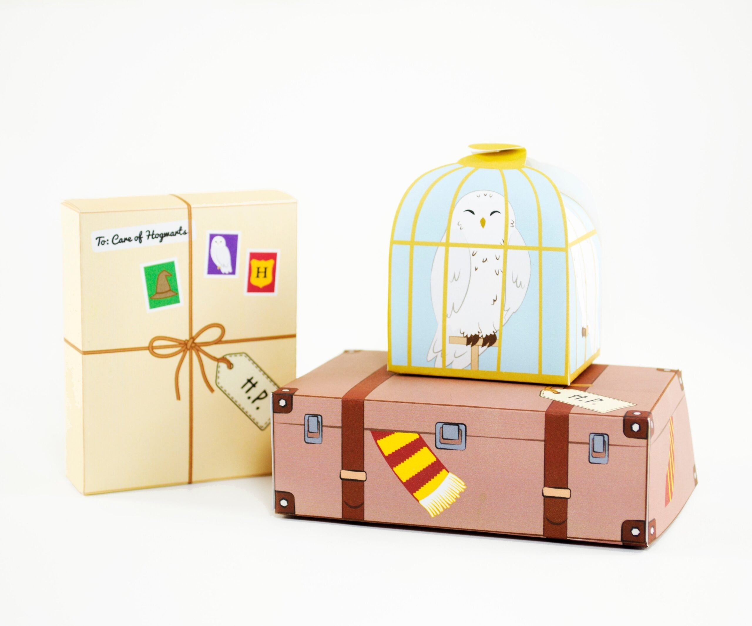 Diy Printable Harry Potter Inspired Favor Boxes How To Make A Paper Box Papercraft On Cut Out Keep