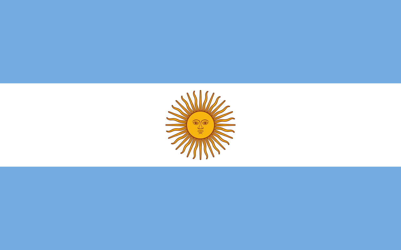 Flag Of Argentina Sun Free Printable