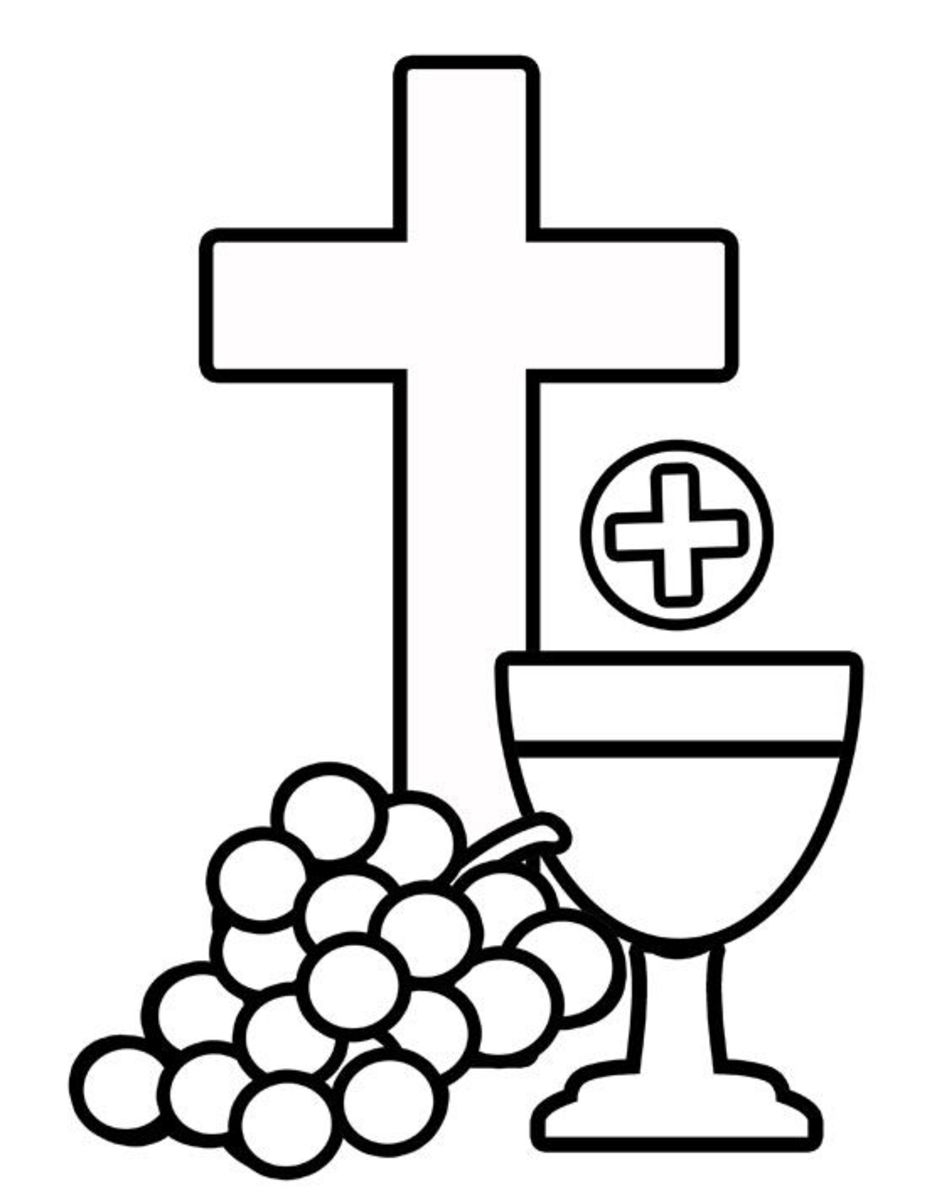 First Communion Clip Art And Coloring Pages For Girls And Boys HubPages