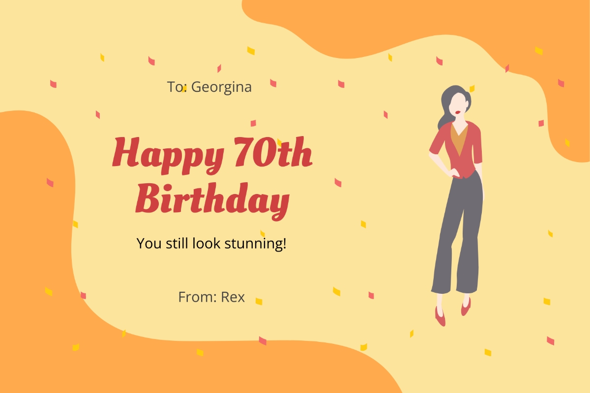 Free Printable 70Th Birthday Cards