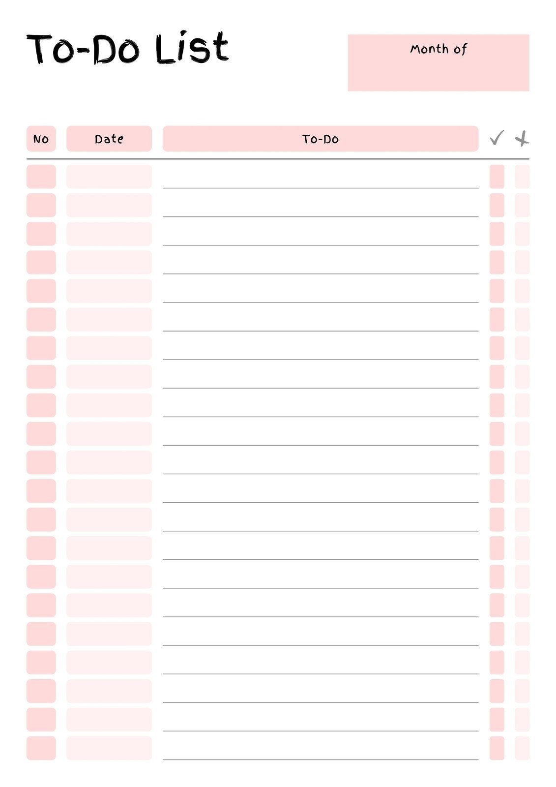 Free Printable To Do Lists