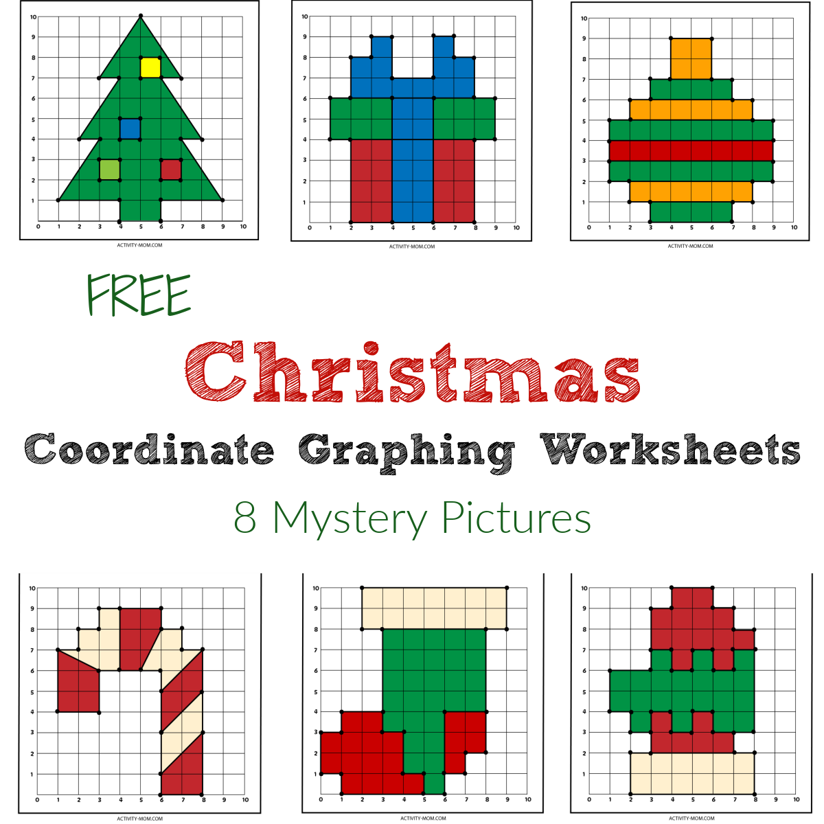 Free Printable Coordinate Graphing Worksheets