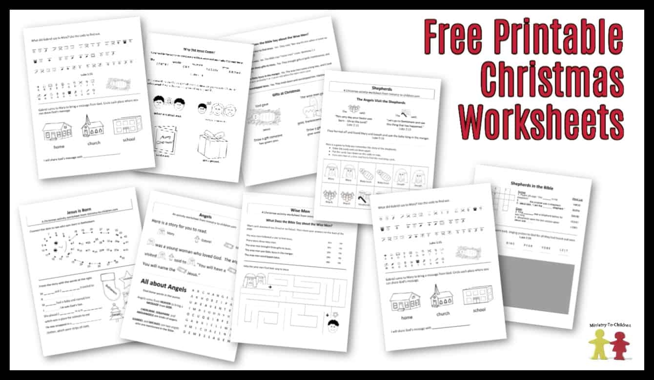 Free Christmas Worksheets For Kids Free Printable Activity Sheets 