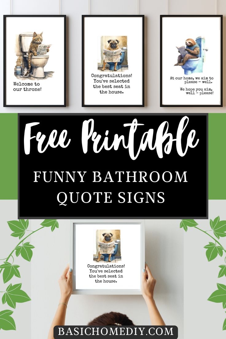 Free Printable Wall Art For Bathroom