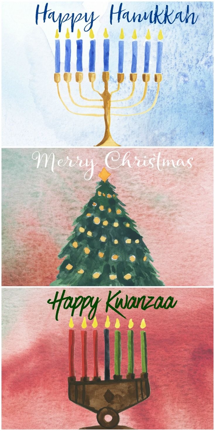 Free Printable Christmas And Hanukkah Combined