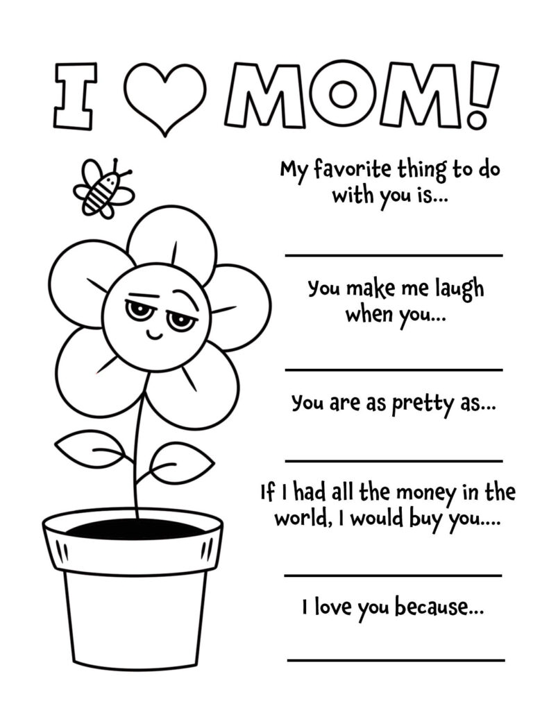 Free Printable Mothers Day Crafts