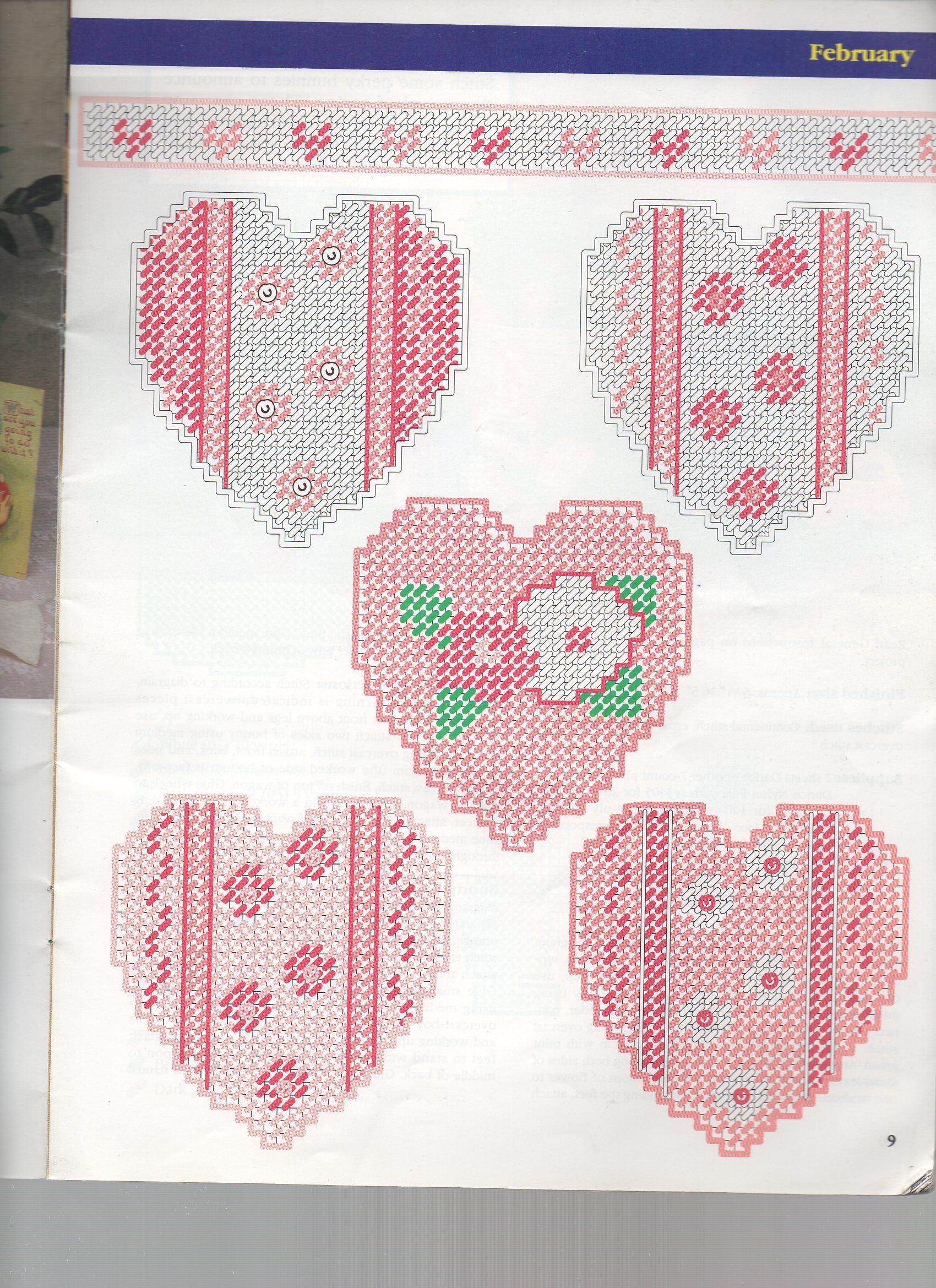 Free Printable Valentine Plastic Canvas Patterns