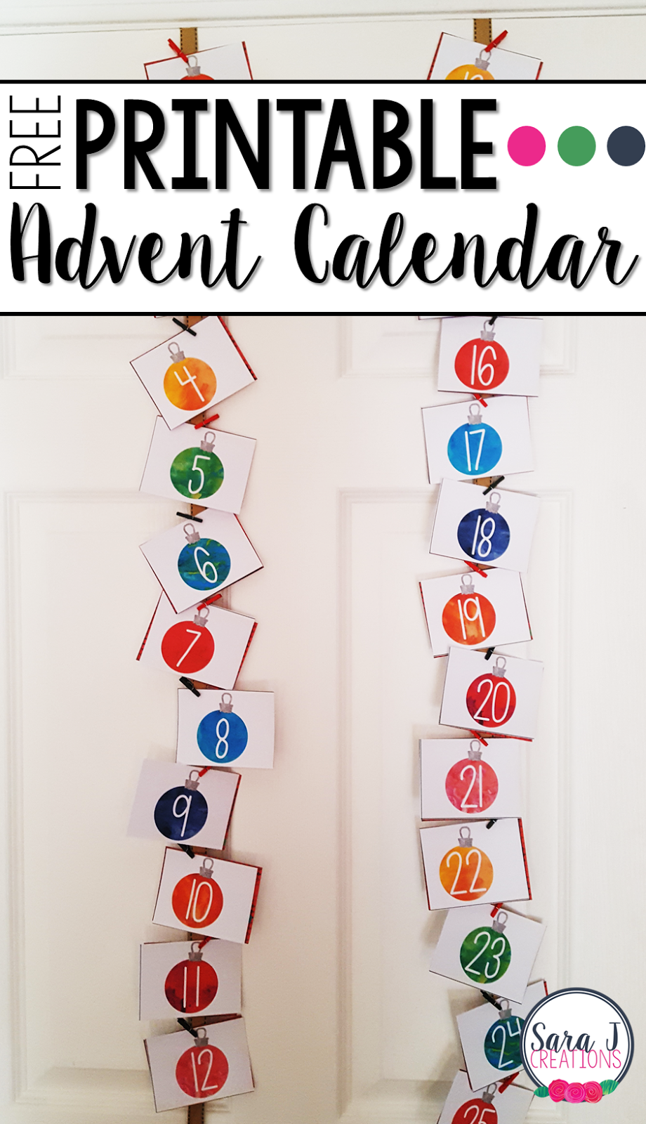 Free Printable Advent Calendar With Doors