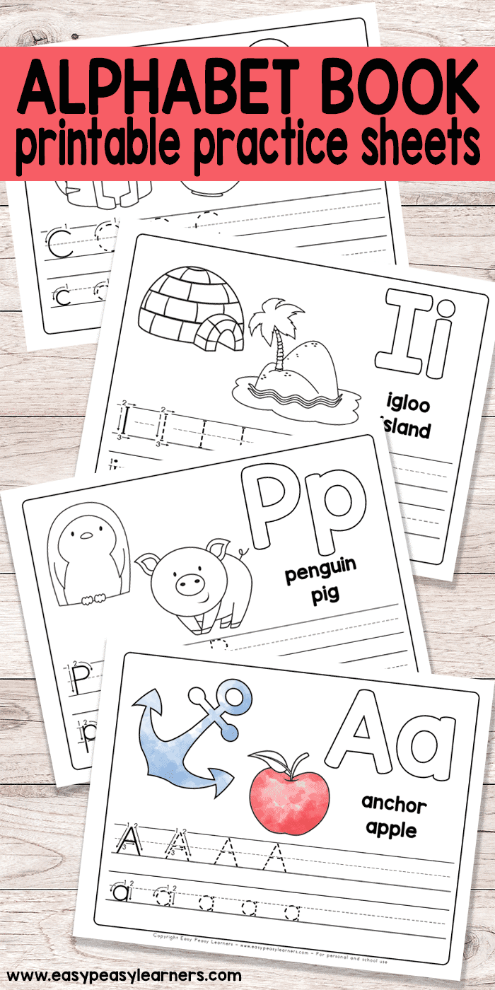 Free Printable Alphabet Books For Preschoolers
