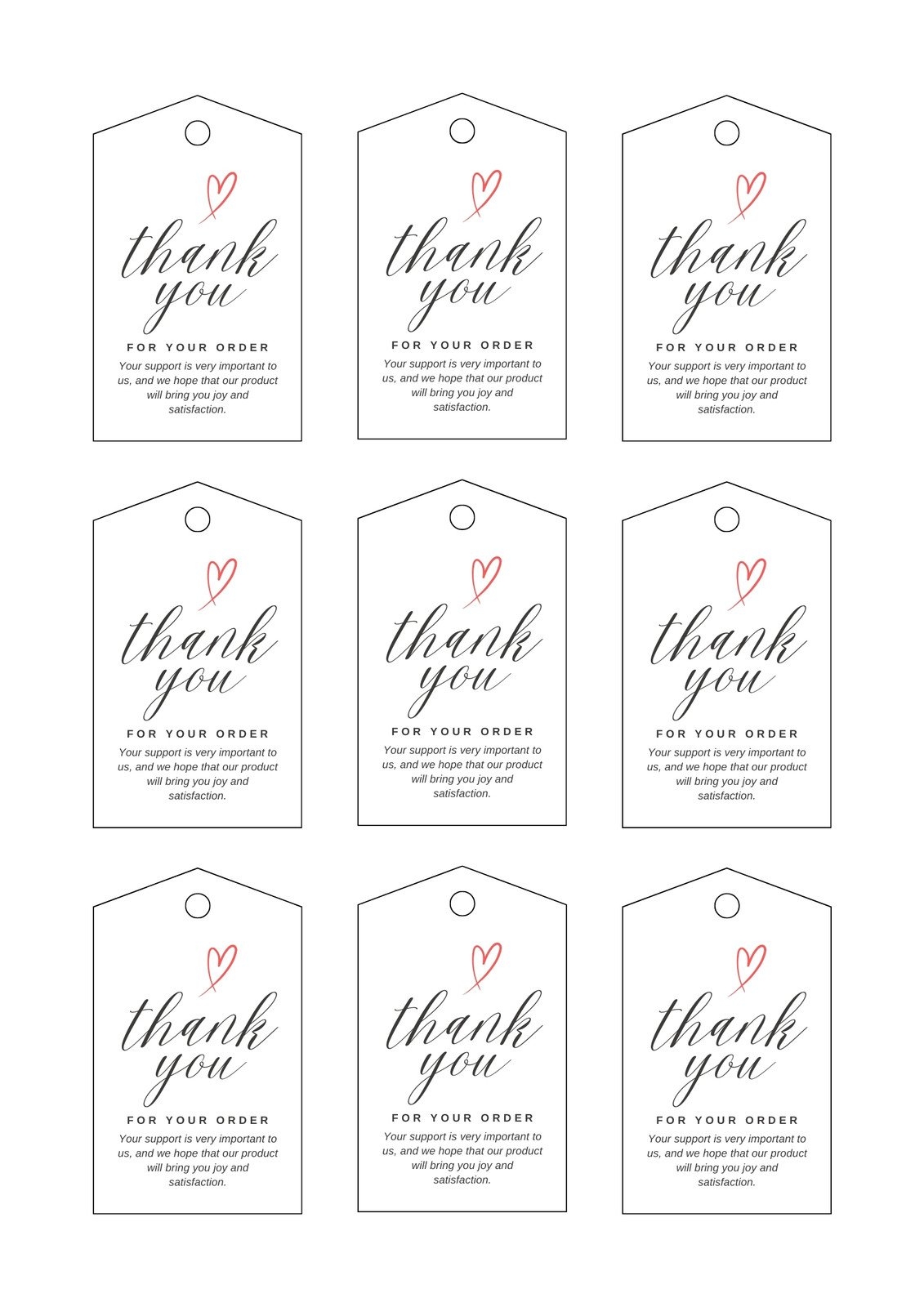 Free Printable Gift Tag Templates