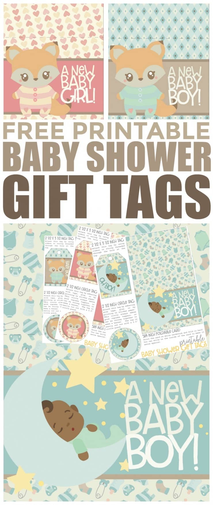 Free Printable Baby Shower Gift Tags