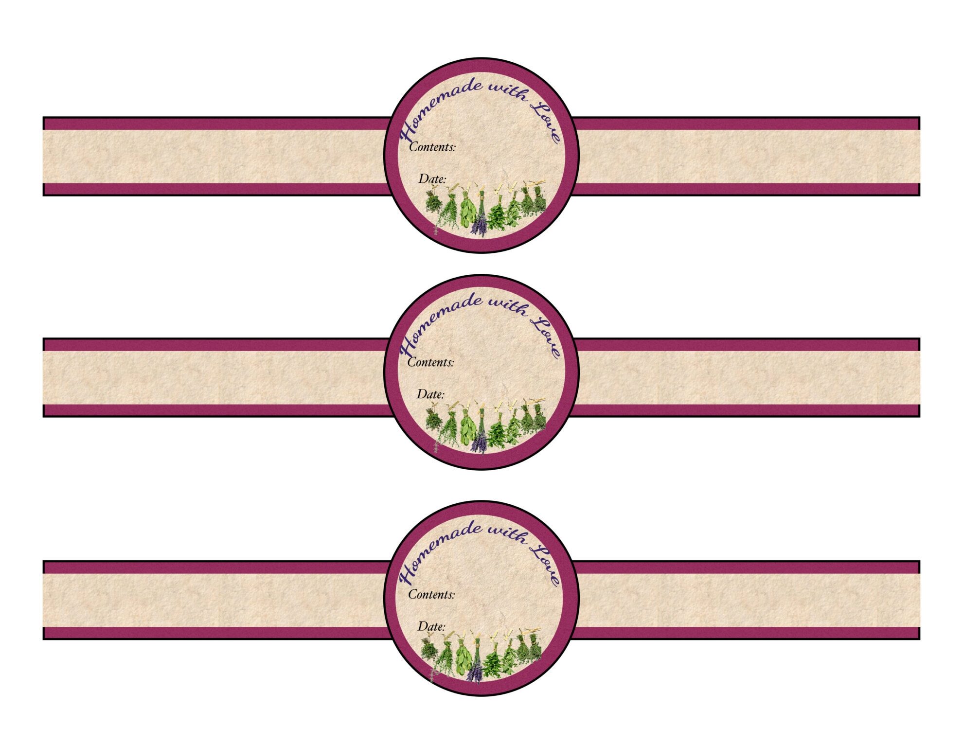 Free Printable Mason Jar Labels Template