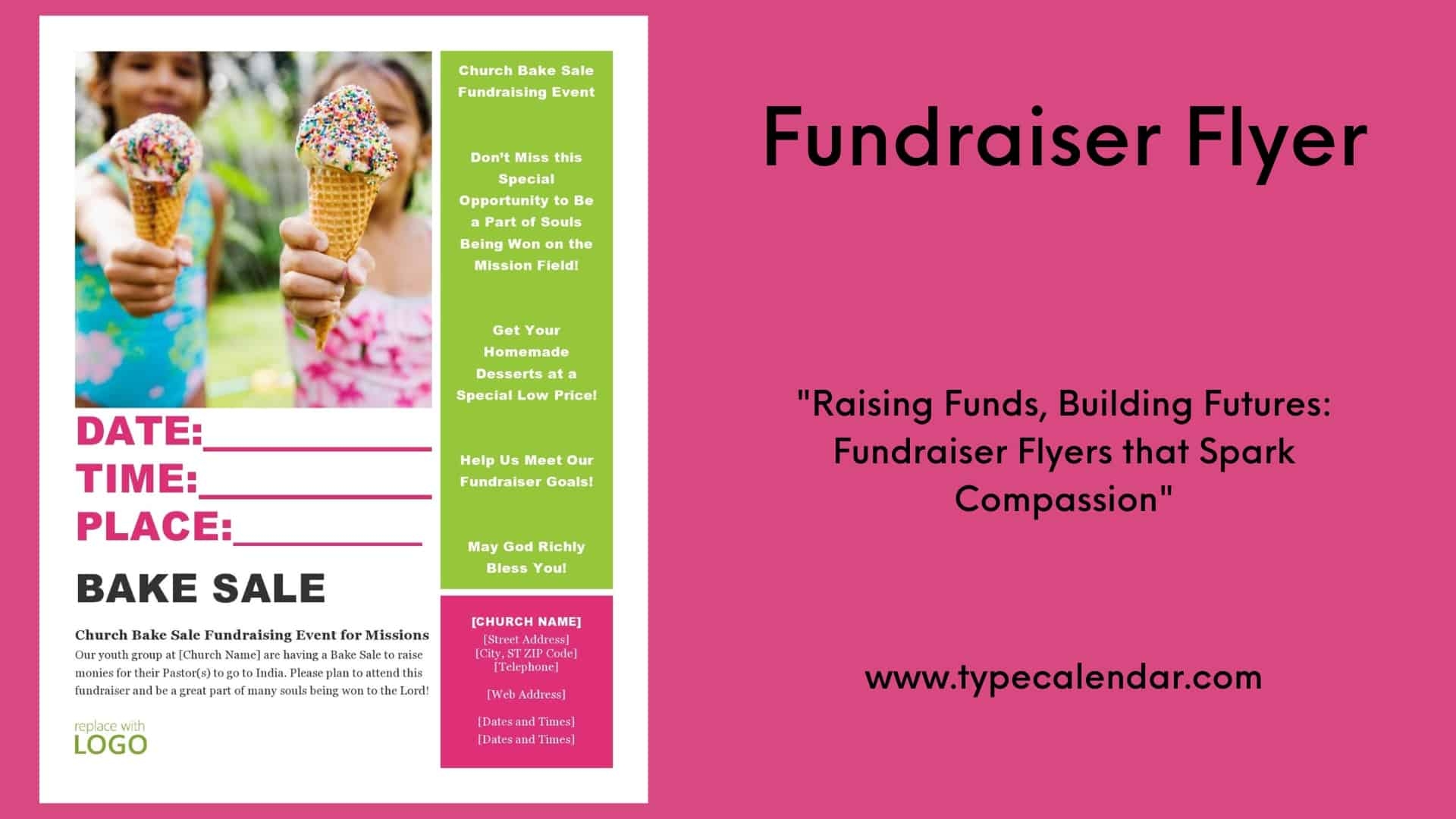 Free Printable Fundraiser Flyer Templates