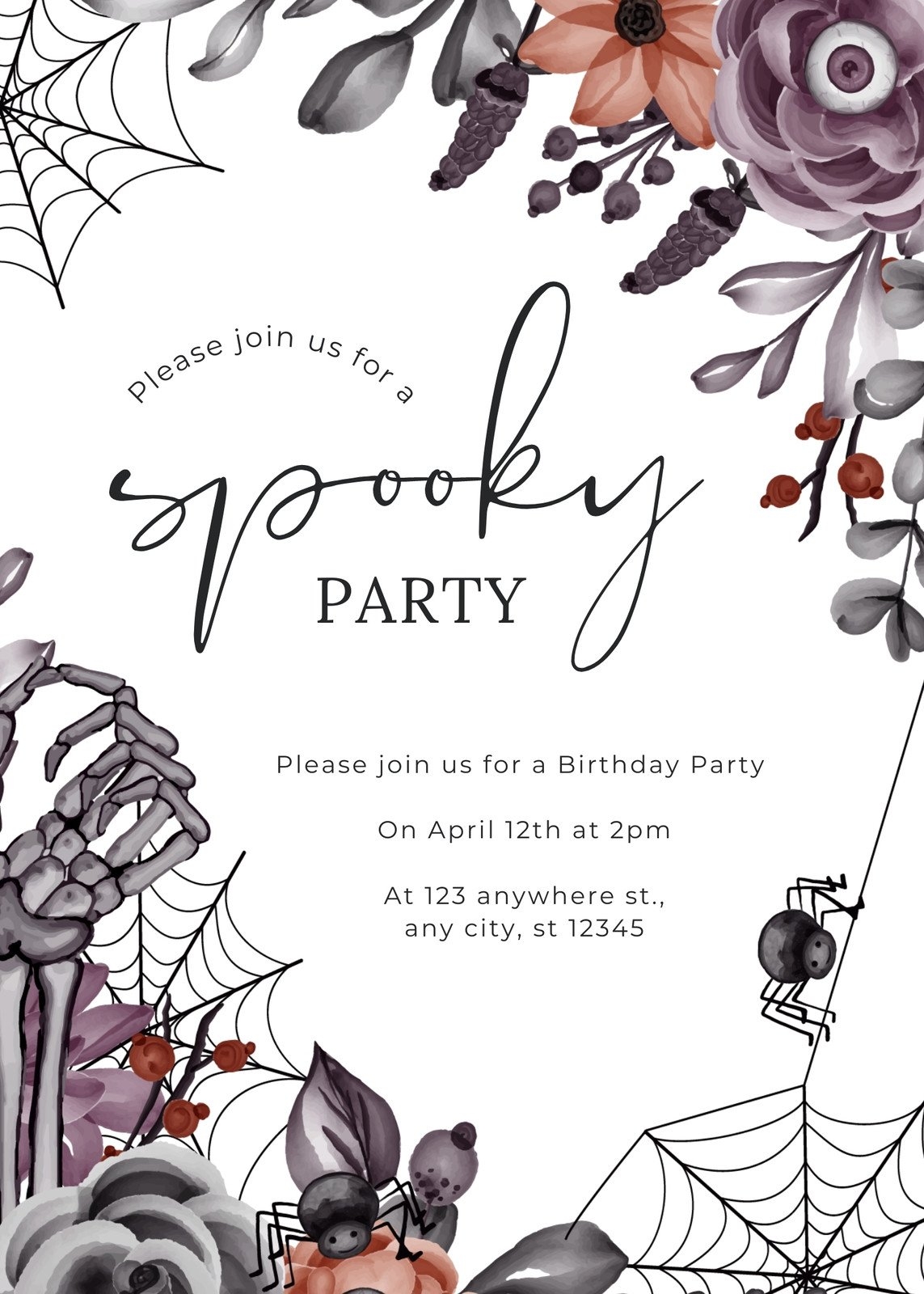 Free Printable Halloween Invitations For Adults
