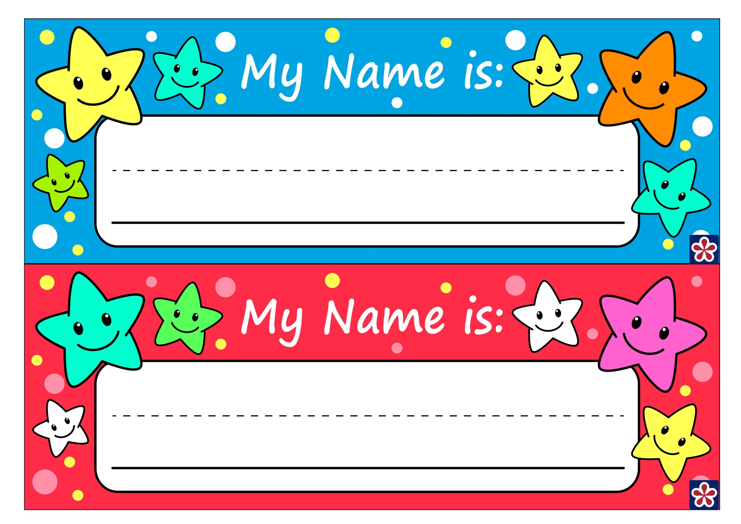 Free Printable Name Tags For Kids