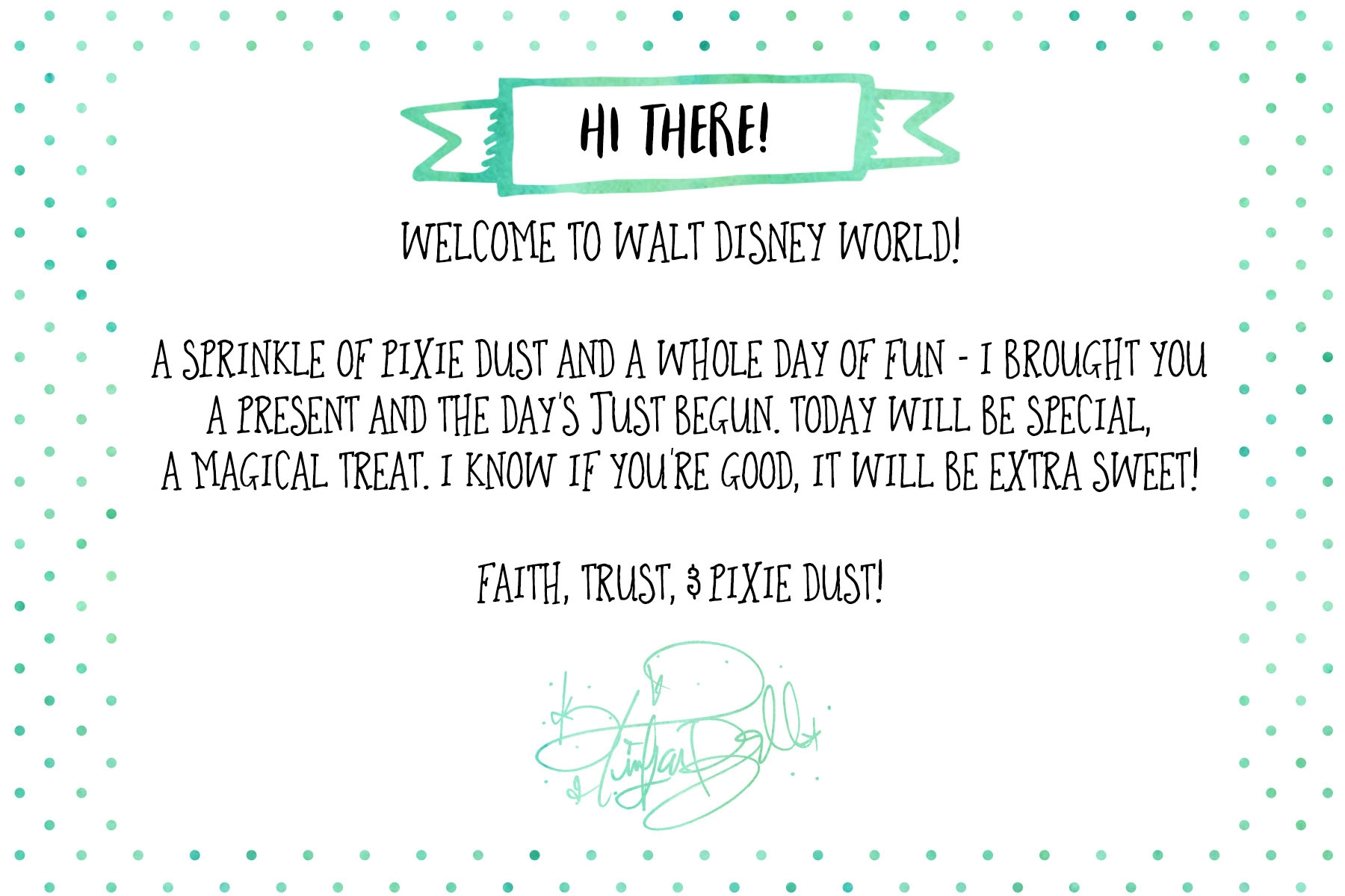 Tinkerbell Thank You Cards Free Printables