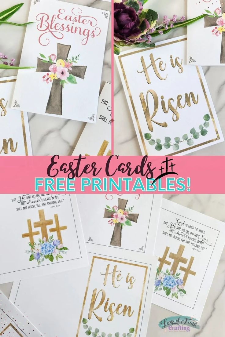 Free Printable Religious Easter Cards