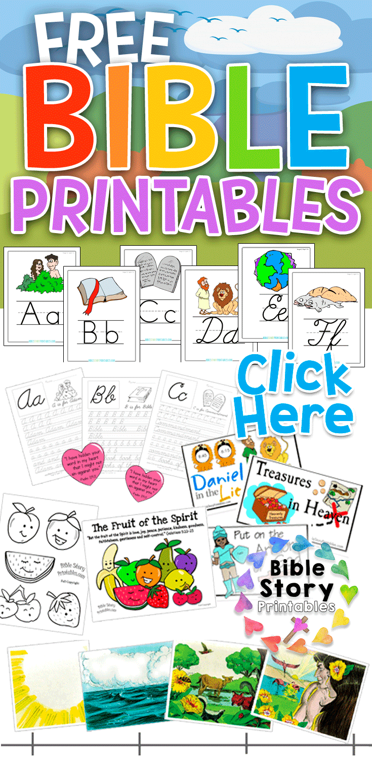 Children'S Bible Activities Free Printable