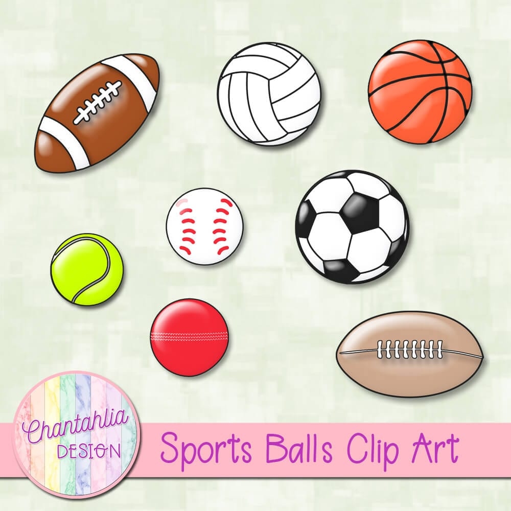 Free Sports Balls Clip Art