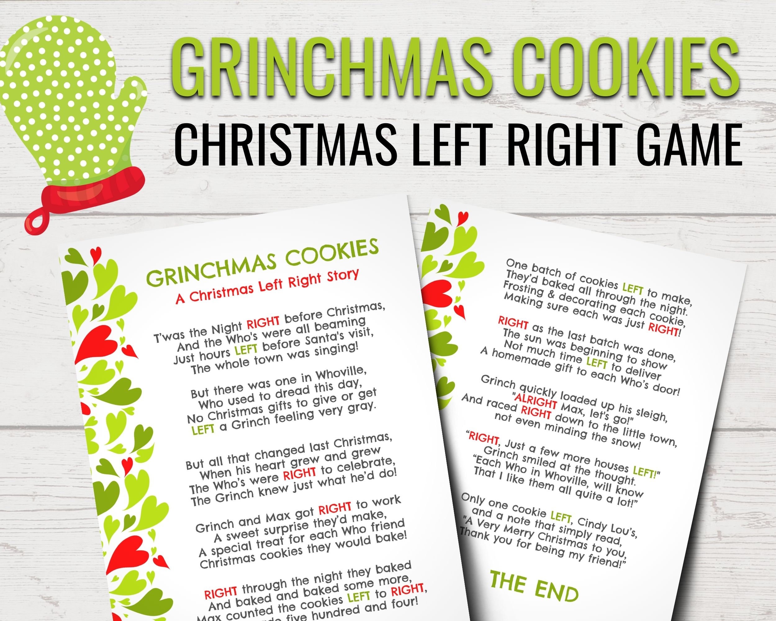 Cookie Exchange Games Free Printables