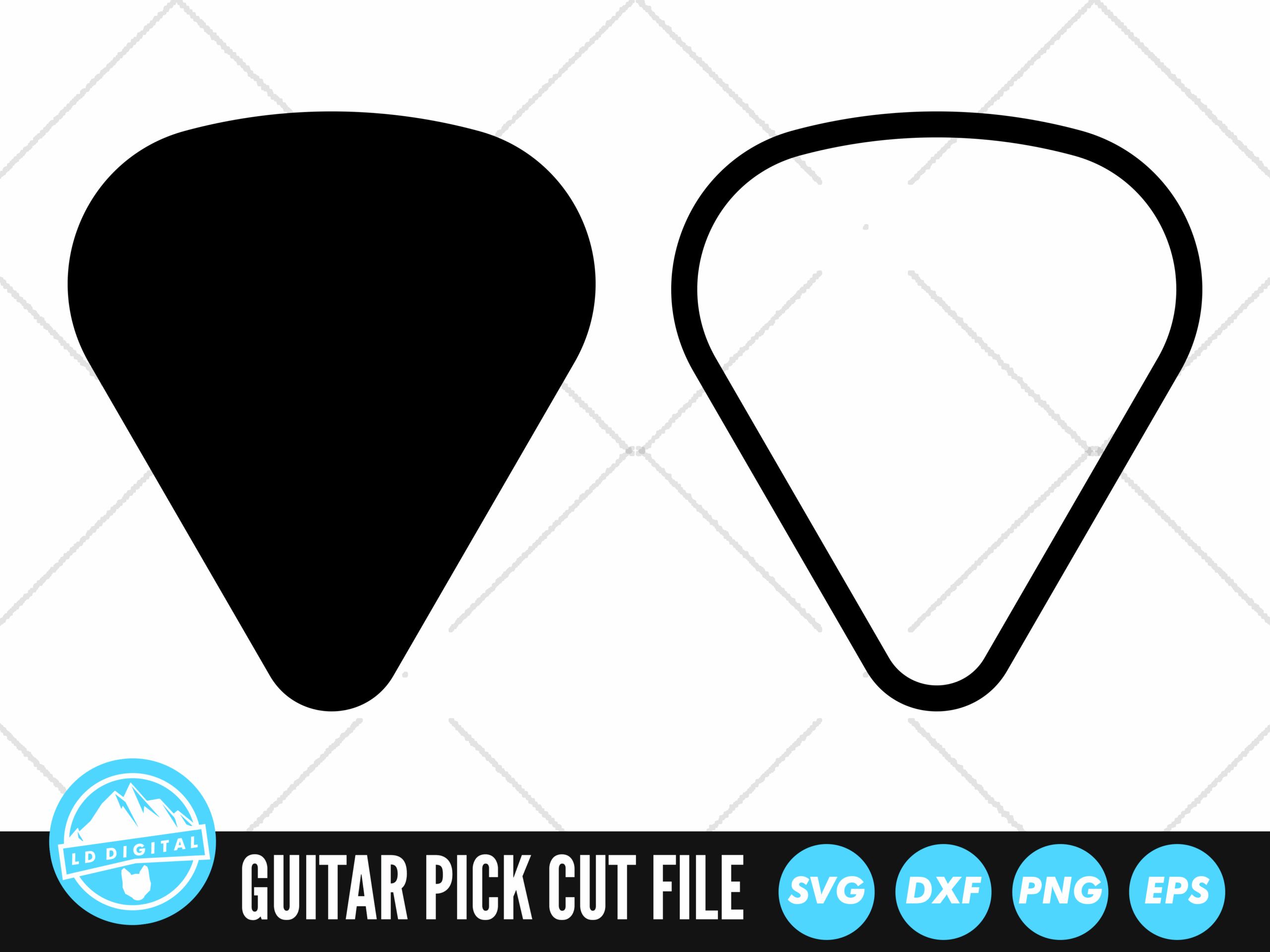 Free Printable Guitar Pick Images