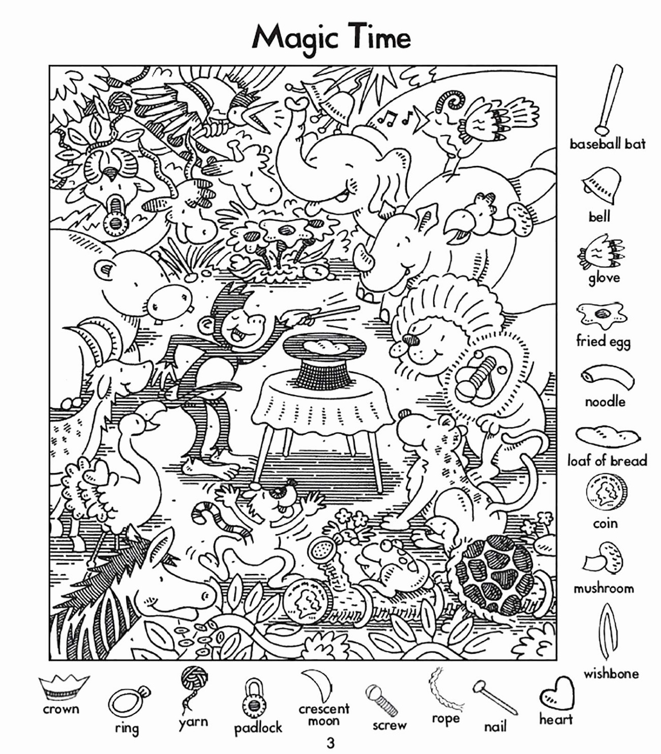 Free Printable Hidden Pictures Worksheets