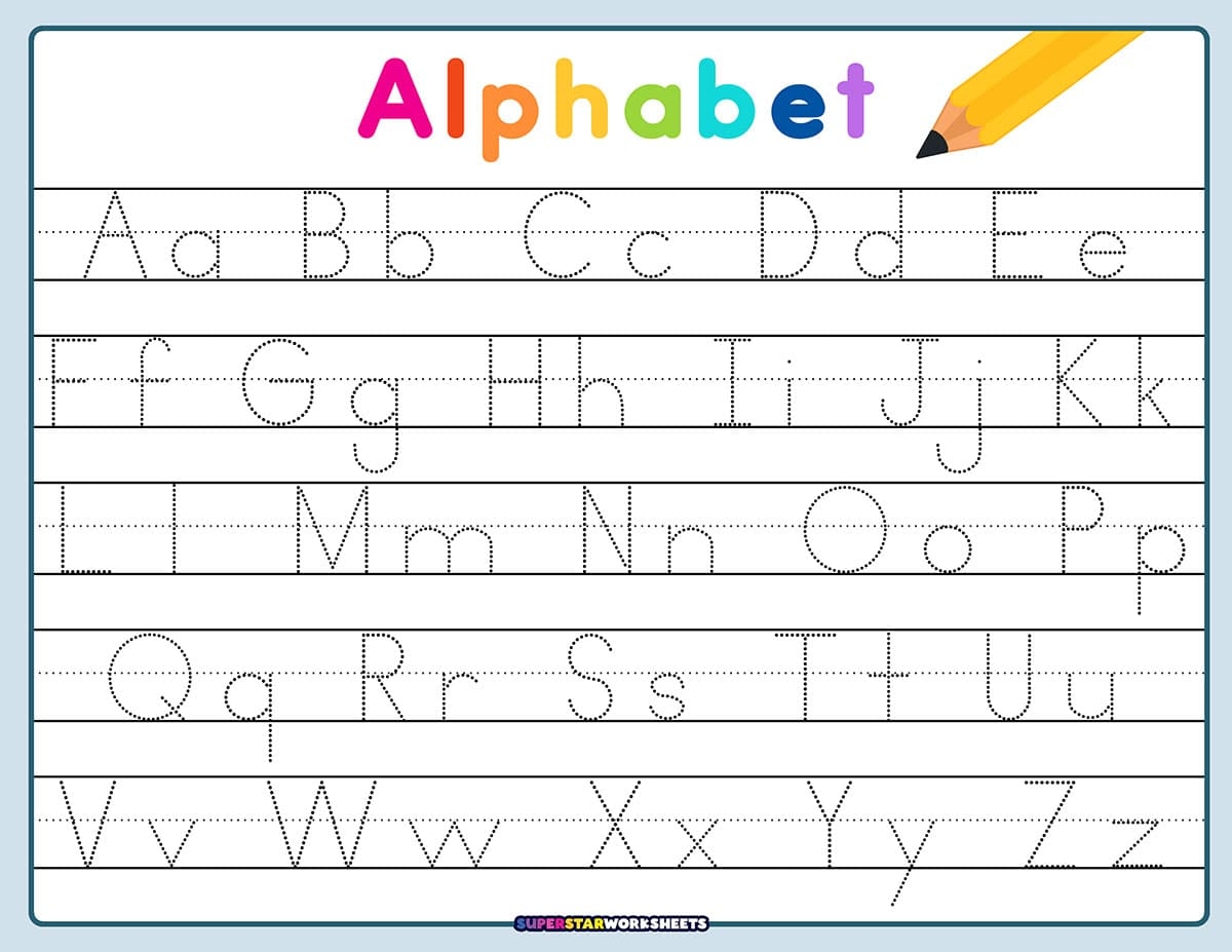 Free Printable Preschool Worksheets Tracing Letters