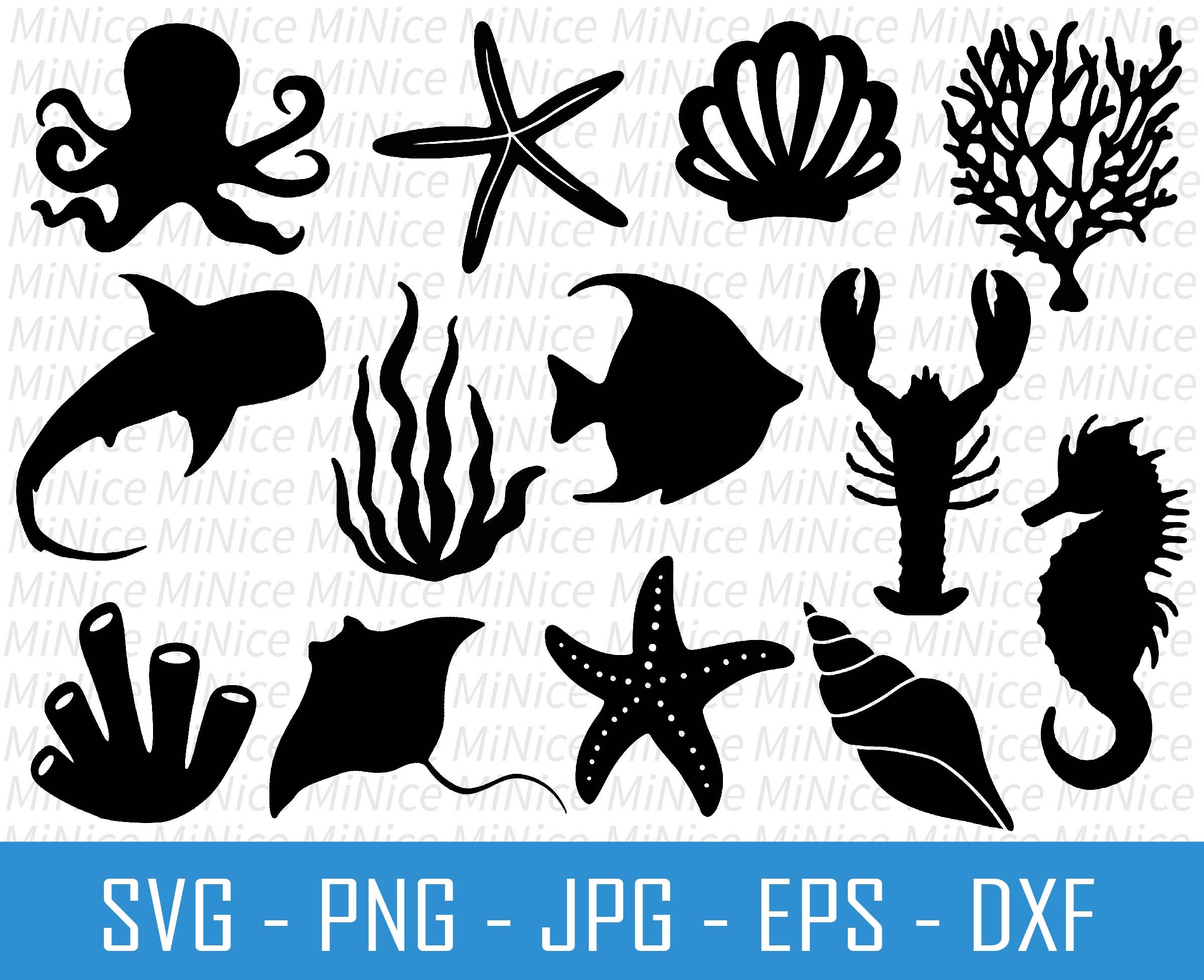 Free Printable Sea Life Stencils