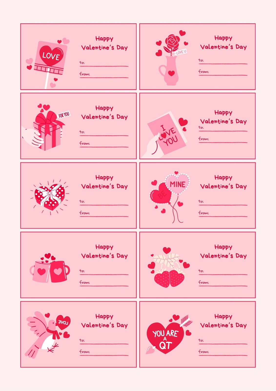 Page 3 Free Printable And Customizable Gift Tag Templates Canva