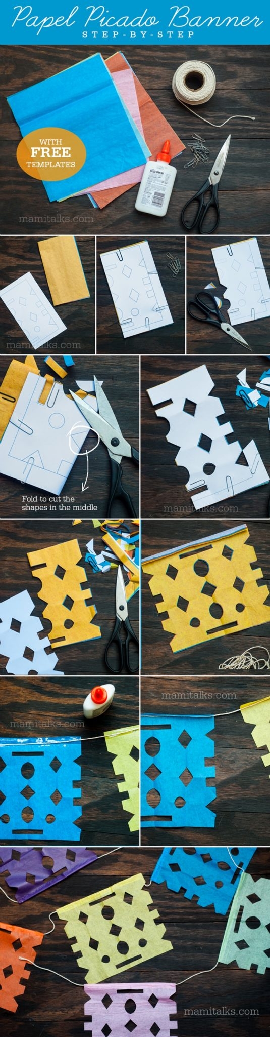 Easy Papel Picado Patterns Free Printables